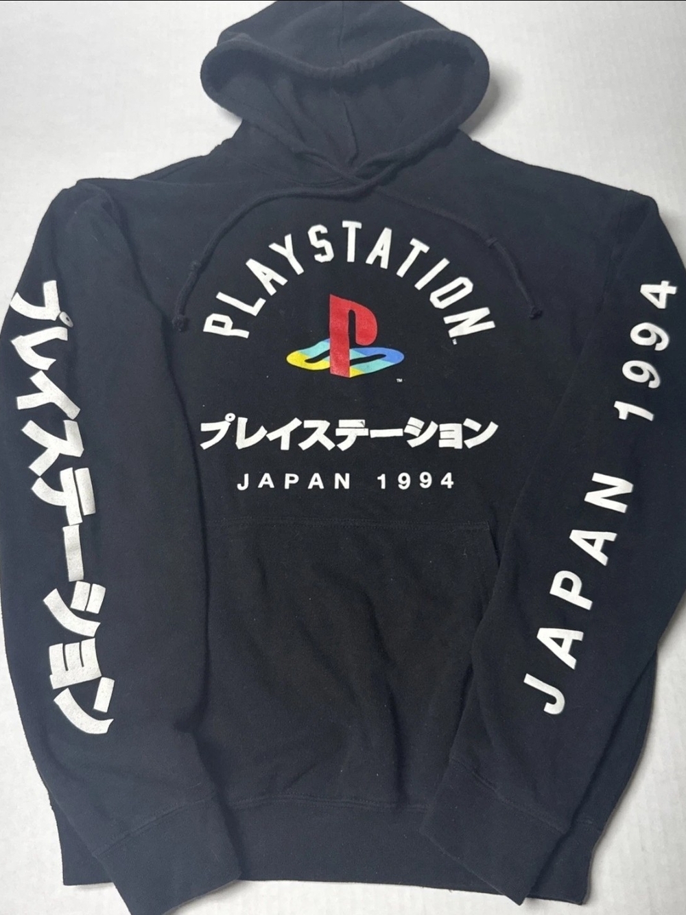PlayStation Japan 1994 Black Graphic Hoodie